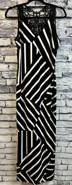 Frank Lyman Black & White Stripe Dress - Image 1