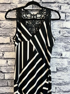 Frank Lyman Black & White Stripe Dress - Image 4