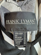 Frank Lyman Black & White Stripe Dress - Image 6