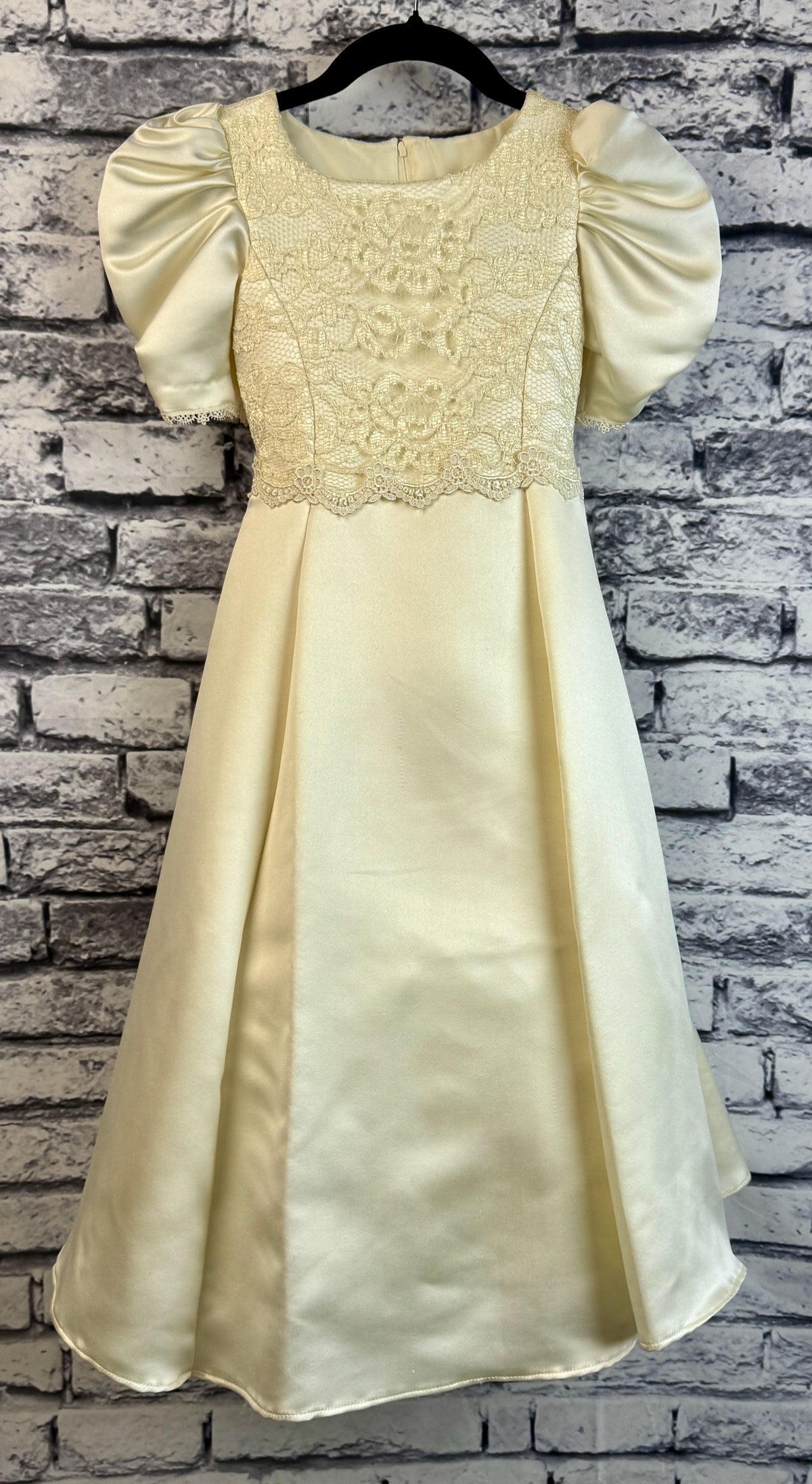 Ivory Flower Girl Dress - Image 1
