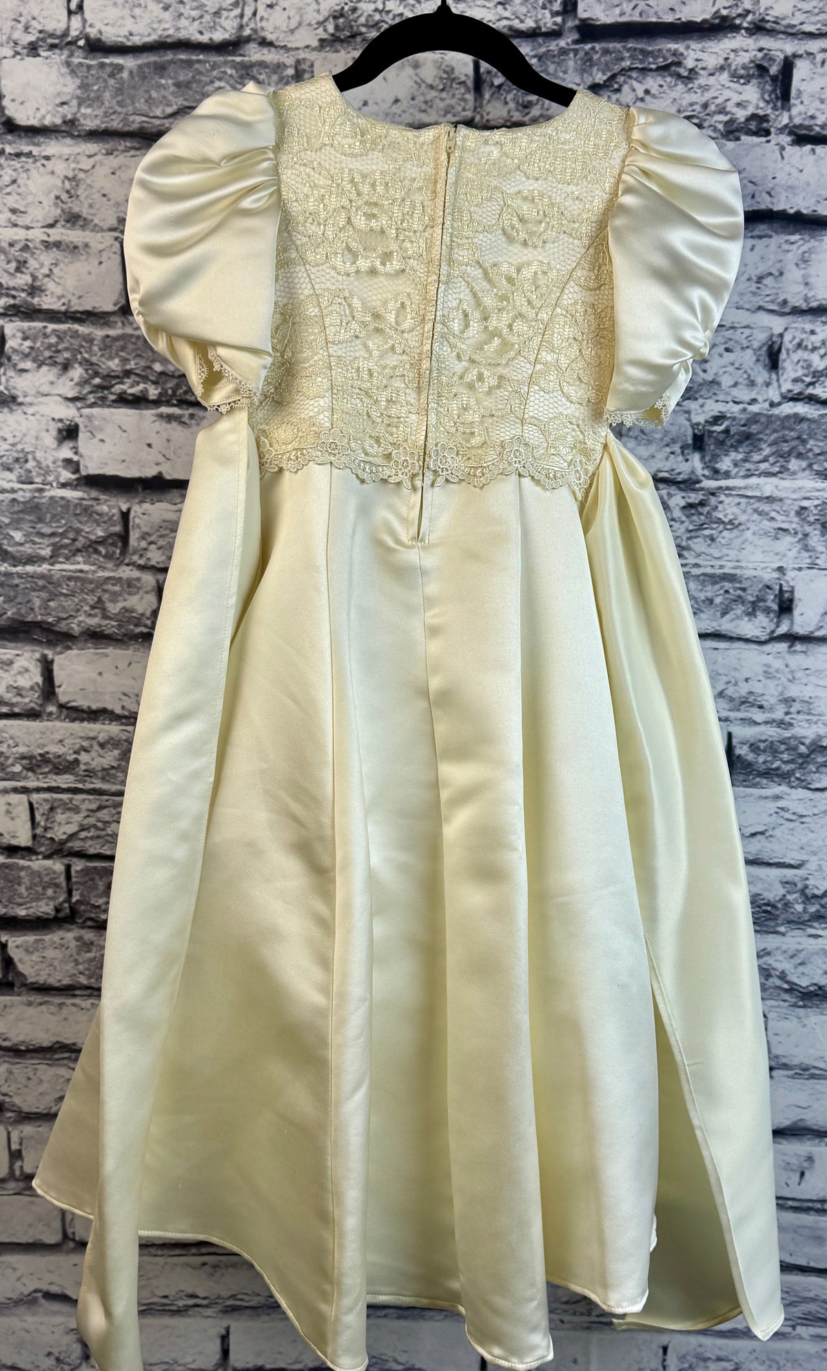 Ivory Flower Girl Dress - Image 9