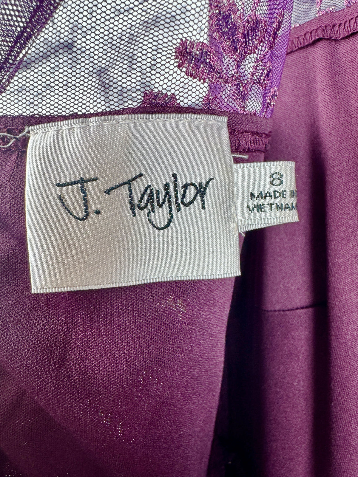 J. Taylor Purple Dress - Image 5