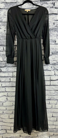 Ricarica Black Long Sleeve Dress - Image 1