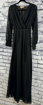 Ricarica Black Long Sleeve Dress - Image 3