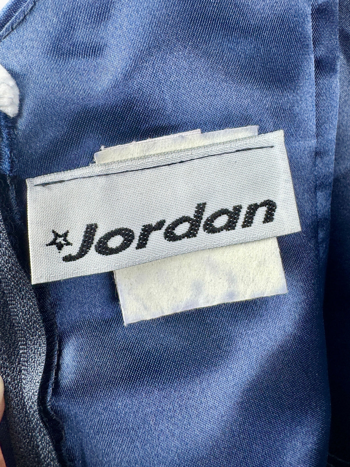 Jordan Navy Satin Dress - Image 5
