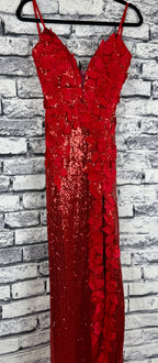 Jovani Red Rose Gown - Image 2
