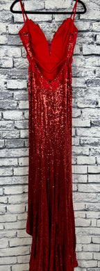 Jovani Red Rose Gown - Image 5