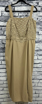 Jovani Tan Lace Dress w/Jacket - Image 4