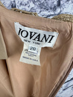 Jovani Tan Lace Dress w/Jacket - Image 7
