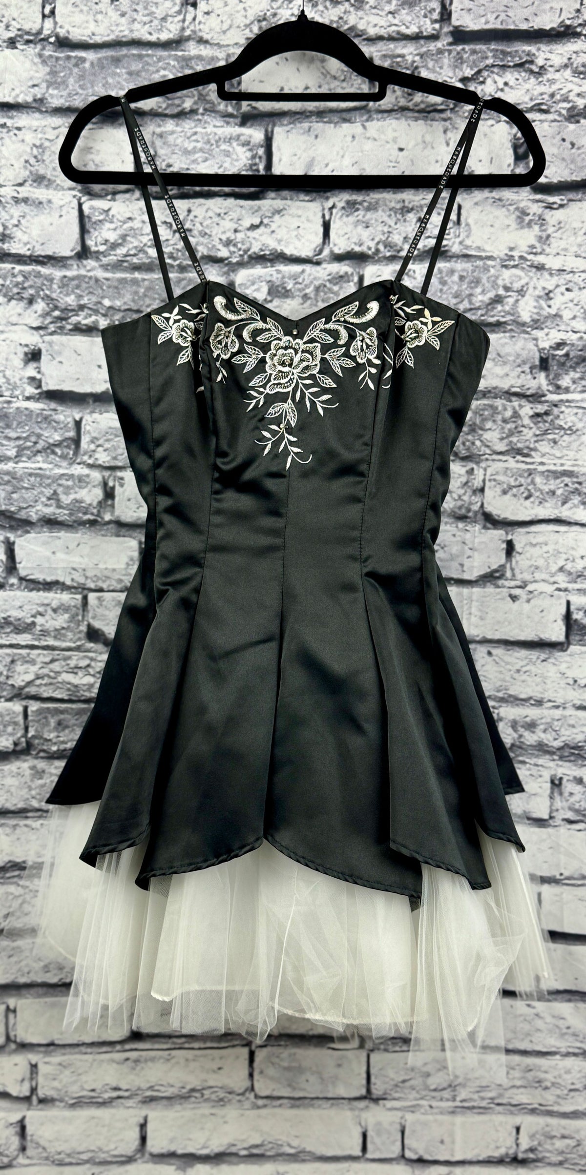 Masquerade Blk/White Tulle Dress - Image 1