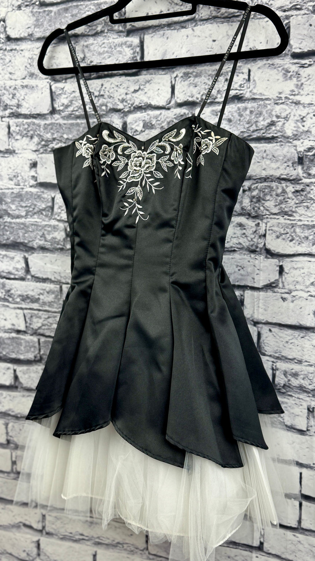 Masquerade Blk/White Tulle Dress - Image 3