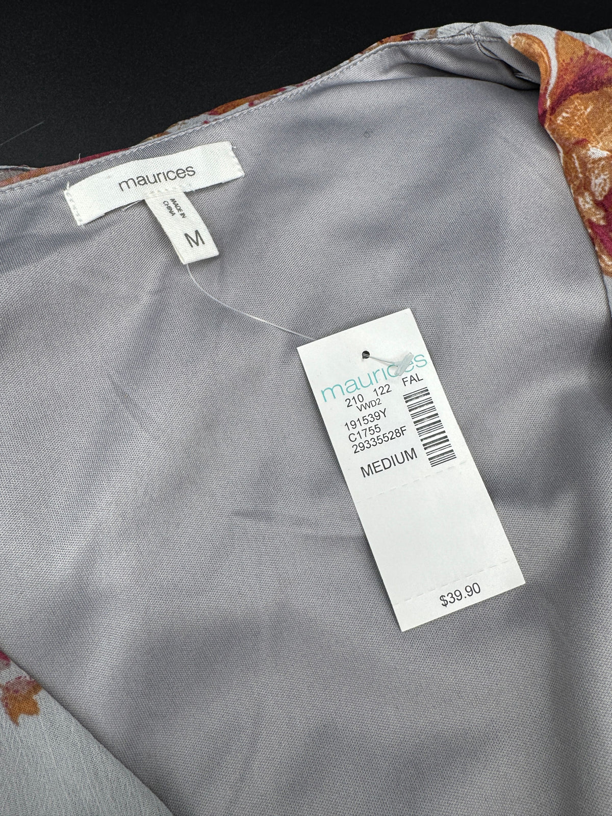 Maurice's Grey Floral Dress - Image 2