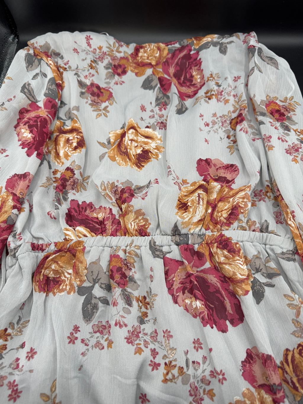 Maurice's Grey Floral Dress - Image 4