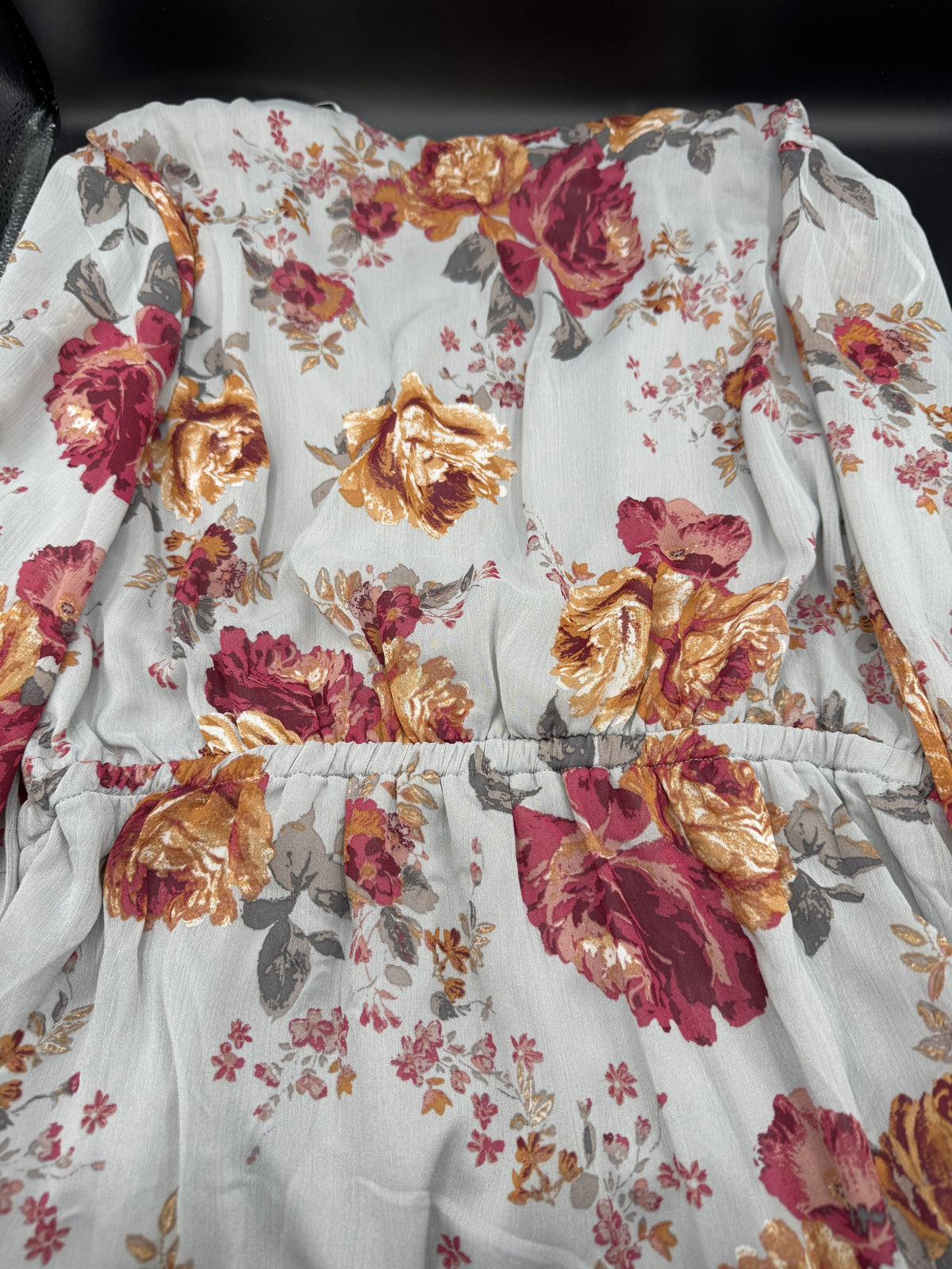 Maurice's Grey Floral Dress - Image 4