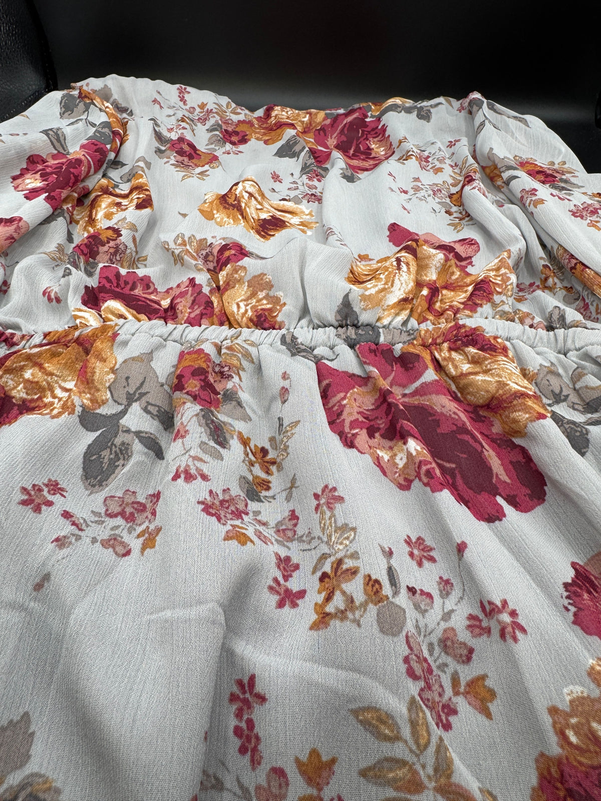 Maurice's Grey Floral Dress - Image 5