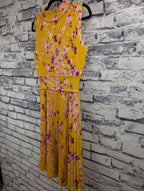 Nanette Yellow Floral Print Dress - Image 1