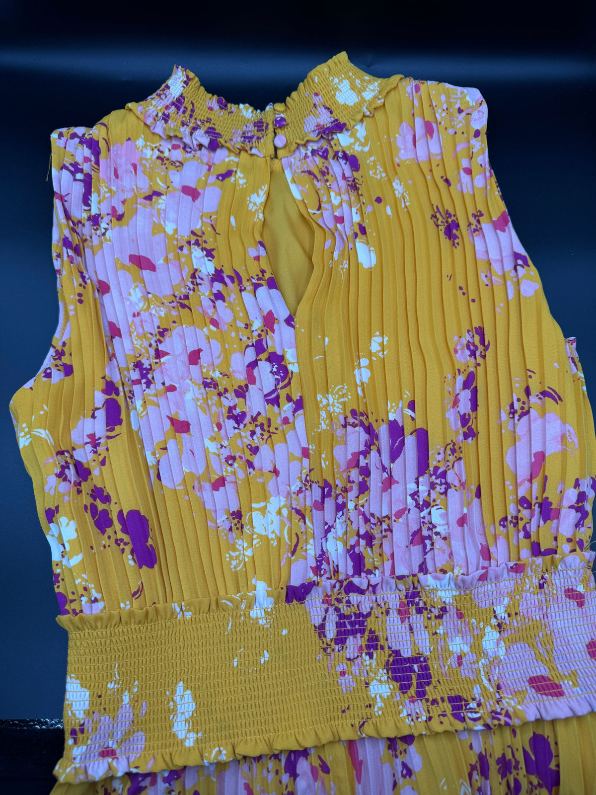 Nanette Yellow Floral Print Dress - Image 10