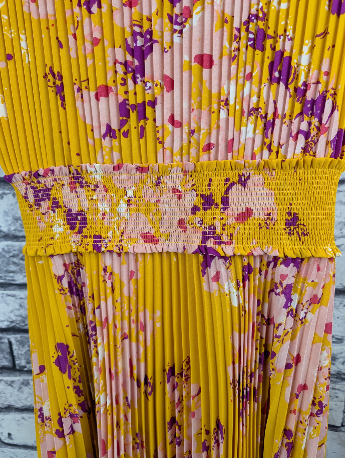 Nanette Yellow Floral Print Dress - Image 4