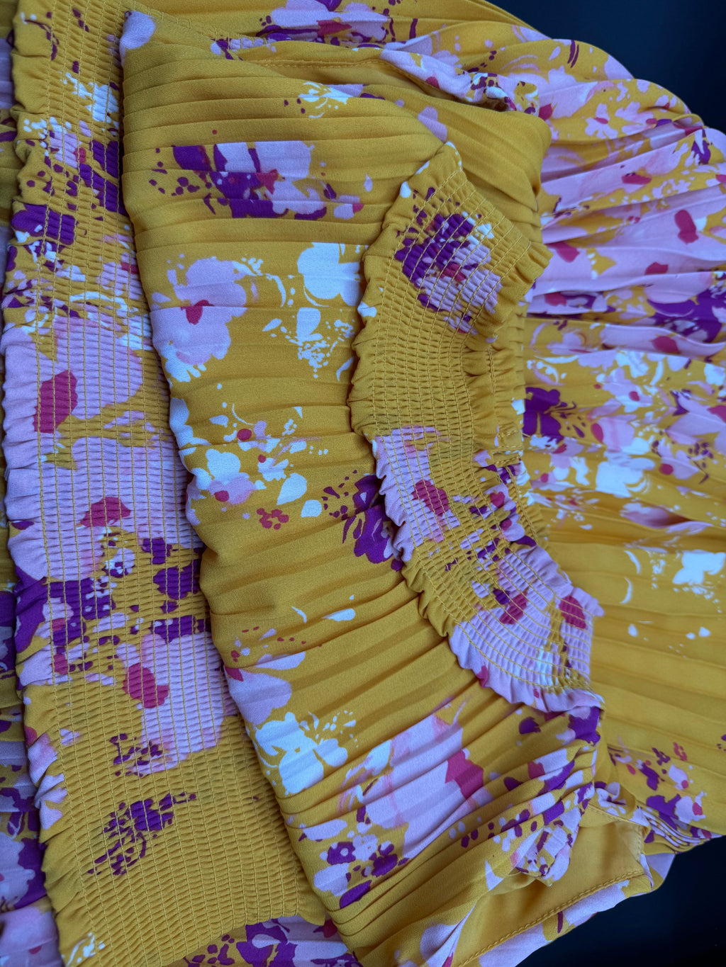 Nanette Yellow Floral Print Dress - Image 9