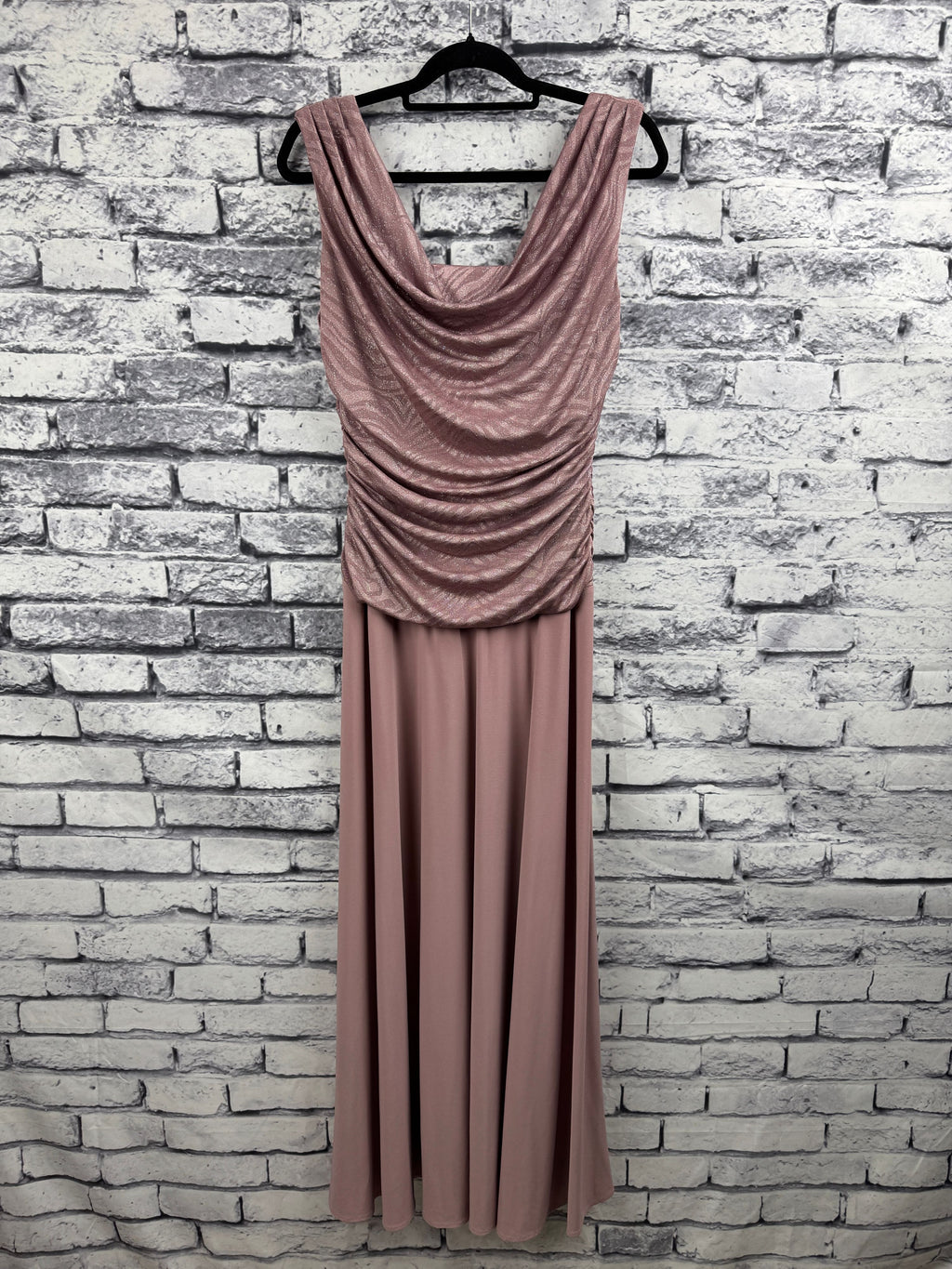 R & M Richards Cowl Neck Dress - Image 1