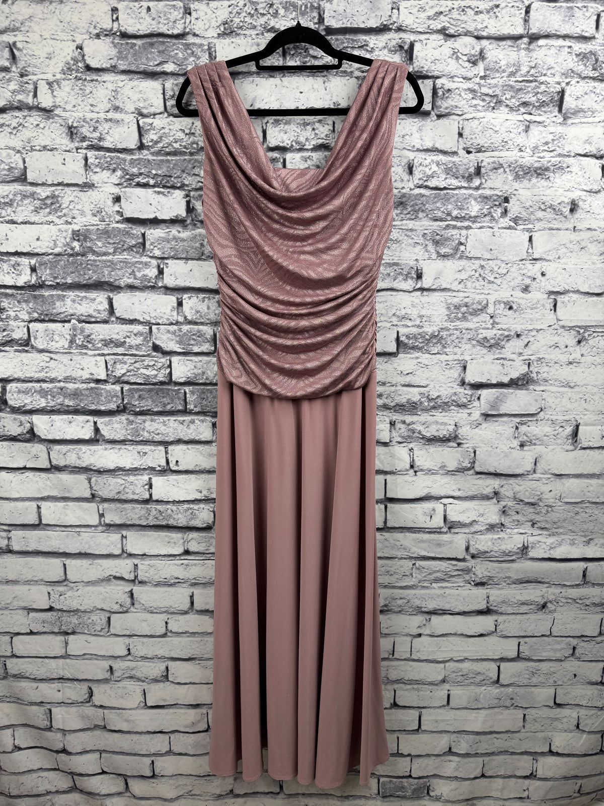 R & M Richards Cowl Neck Dress - Image 1