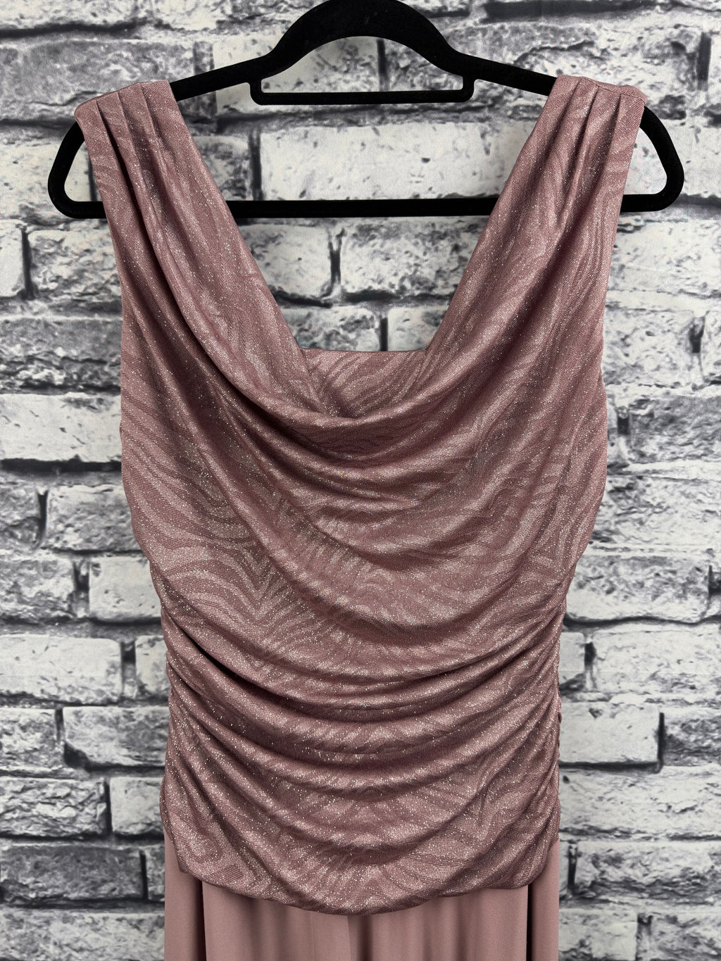 R & M Richards Cowl Neck Dress - Image 4