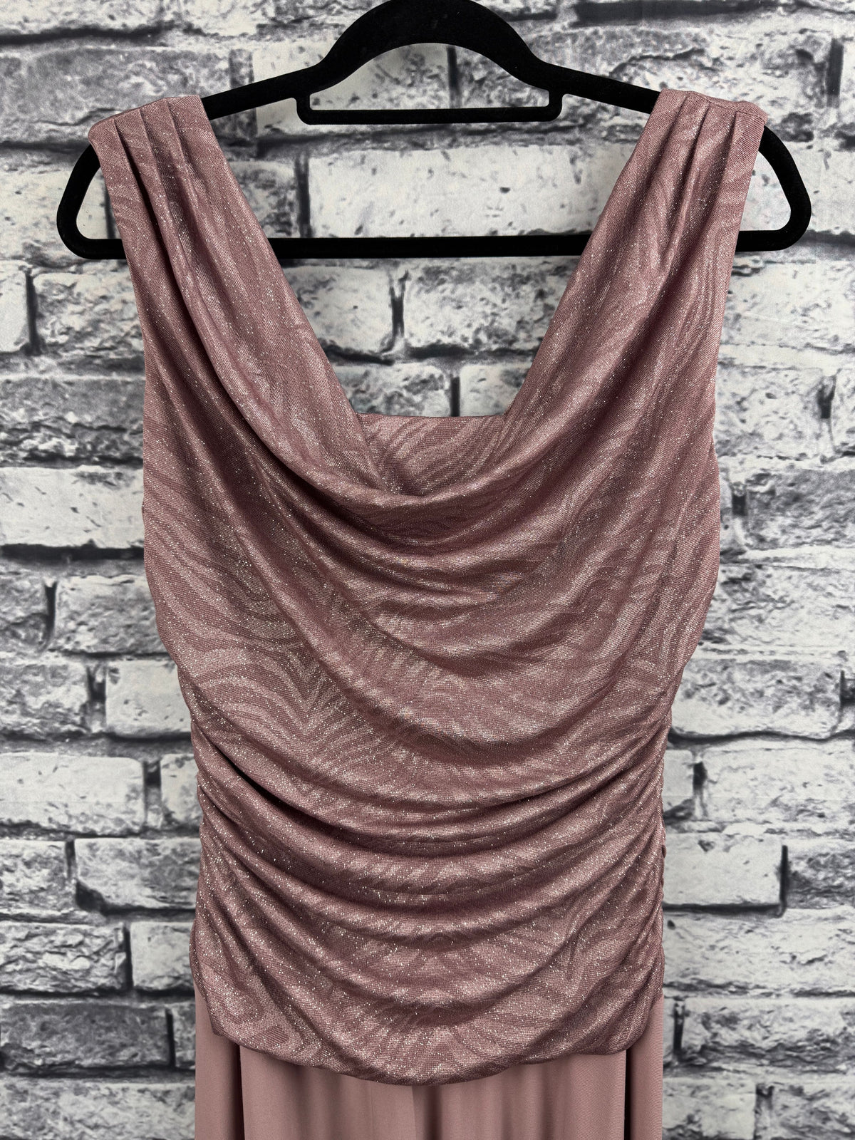 R & M Richards Cowl Neck Dress - Image 4