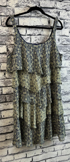 Robbie Bee Tiered Navy & Ivory Dress - Image 2
