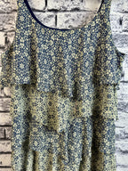 Robbie Bee Tiered Navy & Ivory Dress - Image 4