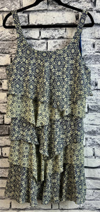 Robbie Bee Tiered Navy & Ivory Dress - Image 6