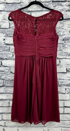 Scarlett Burgundy Dress - Image 4