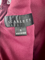 Scarlett Burgundy Dress - Image 5