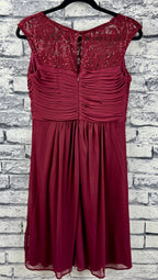 Scarlett Burgundy Dress - Image 6