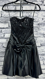VTG 80's Scarlett Nite Blk Dress - Image 1