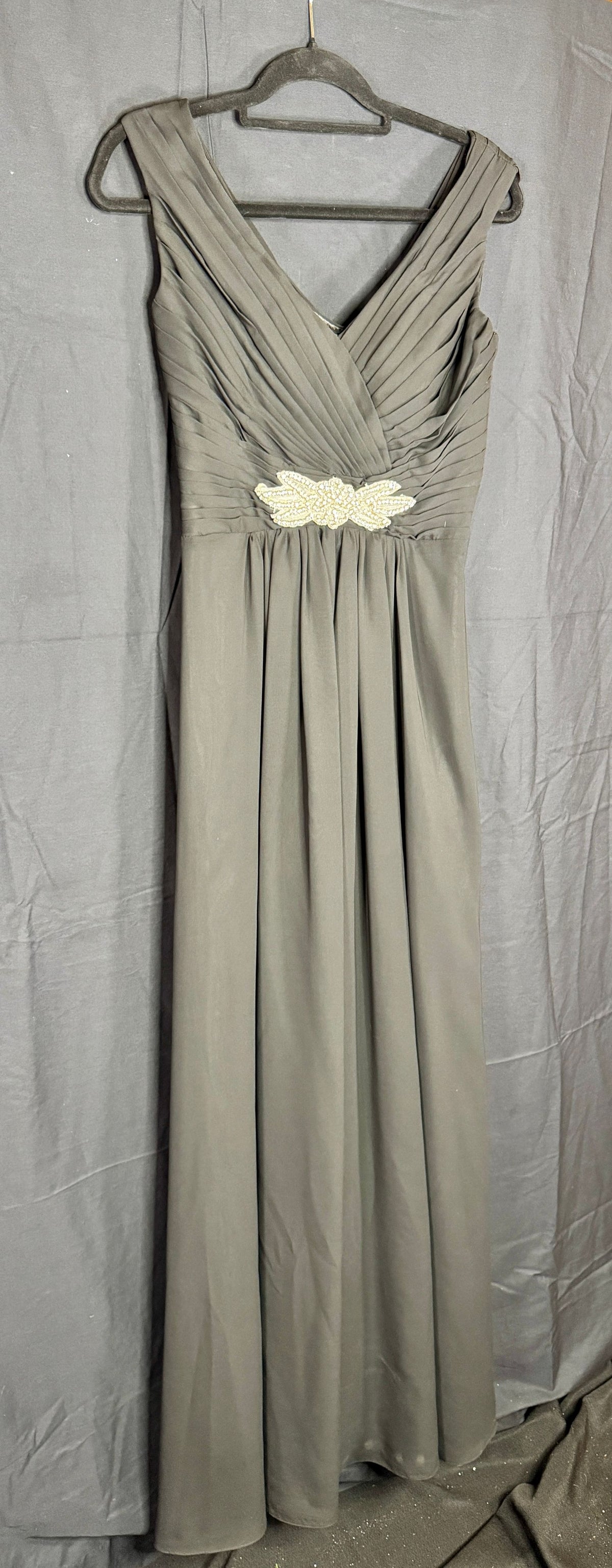 Simple Black Bridesmaid Dress - Small - Image 2