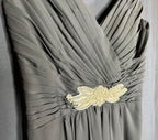 Simple Black Bridesmaid Dress - Small - Image 5
