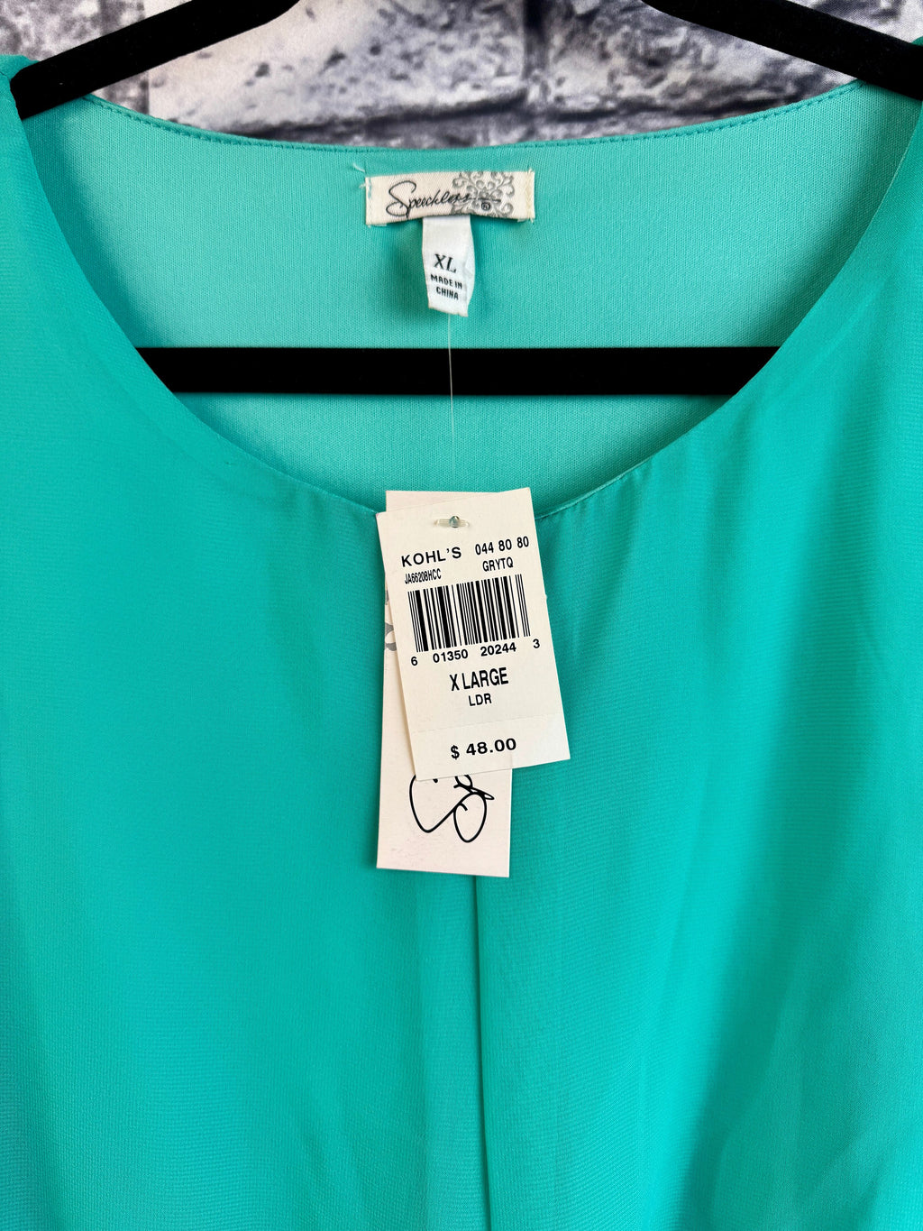 Speechless Green & Gray Dress - Image 4