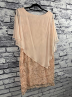 Studio One NY Peach Cape Dress - Image 3