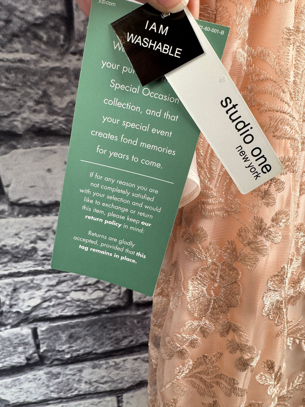 Studio One NY Peach Cape Dress - Image 7