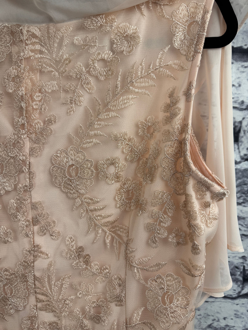 Studio One NY Peach Cape Dress - Image 8