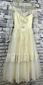 VTG 1950's Wedding Dress - Image 2