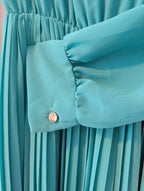 VTG Green Pleated Jumpsuit - Image 11