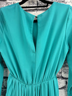 VTG Green Pleated Jumpsuit - Image 7