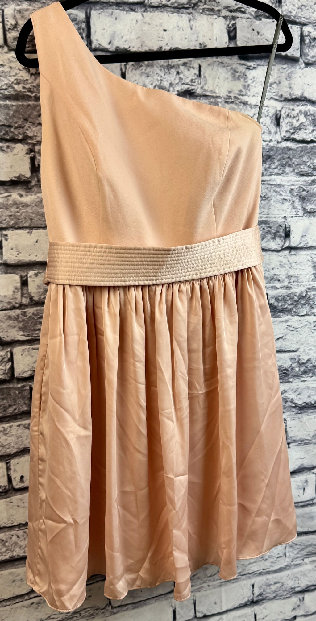 Vera Wang White One Shoulder Dress - Image 2