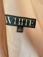 Vera Wang White One Shoulder Dress - Image 5